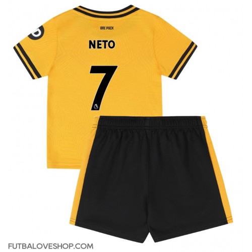 Dres Wolves Pedro Neto #7 Domáci pre deti 2024-25 Krátky Rukáv (+ trenírky)